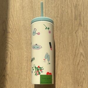Kate Spade Wedding Cake Toss 24oz Insulated Tumbler Cold Cup - Gift for Bride!